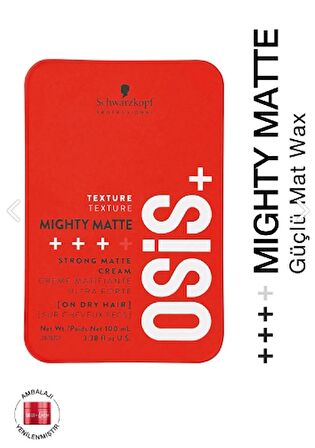 OsisMighty Matte Güçlü Tutucu Mat Wax 100ml