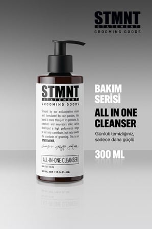 STMNT Hepsi Bir Arada Saç Sakal Yüz ve Vücut Temizleyici 300ml