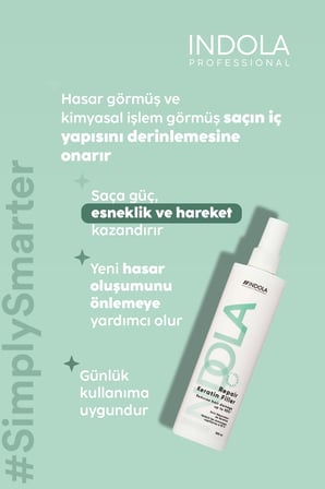 Indola Onarıcı Keratin Yükleme Spreyi 300 Ml.