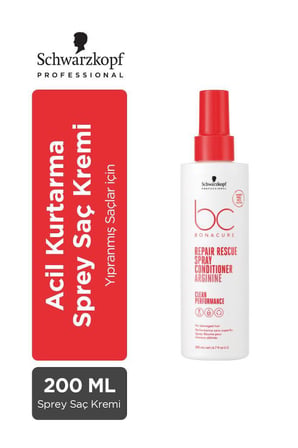 Bc Clean Yıpranmış İ̇Şlem Görmüş Saçlara Acil Kurtarma Onarıcı Sprey Saç Kremi 200Ml