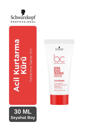 BC Clean Acil Kurtarma Kürü Seyahat Boy 30ml | İşlem Görmüş & Yıpranmış Saçlara Özel Maske
