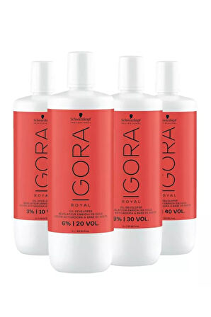 Schwarzkopf Igora Royal Yağ Bazlı Oksidan 1000 Ml 10 Volüm %3