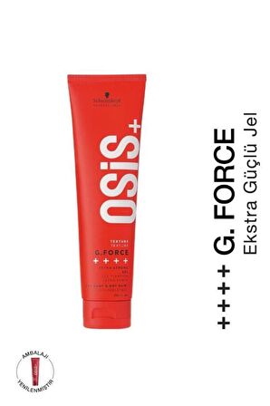 Schwarzkopf Osis+ Texture G. Force Extra Strong Güçlü Tutucu Jöle 150 ML