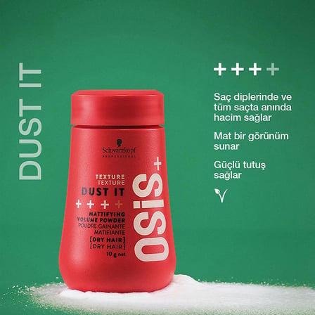 Dust It Güçlü Tutuş Mat Hacim Saç Pudrası 10g + BC Kırık Uç Önleyici Serum 30ml