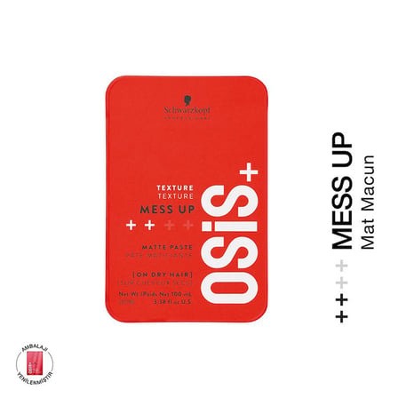 Mess Up Mat Şekillendirici Gum Macun 100ml + BC Acil Kurtarma Kürü 30ml