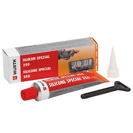 Würth Silikon Sıvı Conta Siyah 250C 70 ml