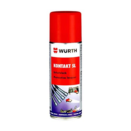 Würth Kontakt SL Şeffaf Koruyucu Vernik Sprey 200 ML