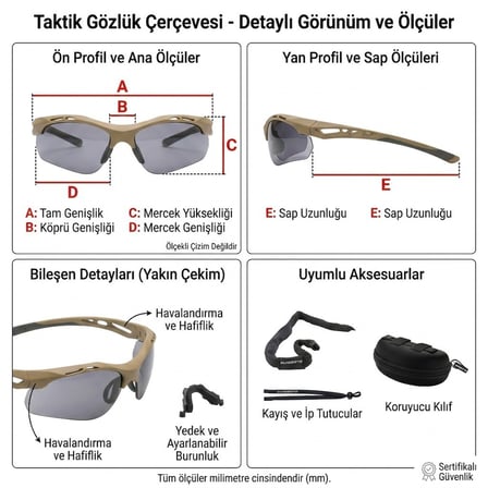 Swiss Eye Attac Tactical Gözlük Black