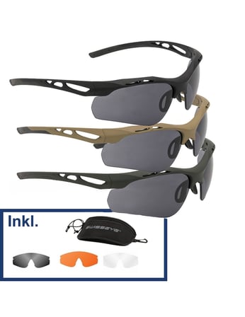 Swiss Eye Attac Tactical Gözlük Black