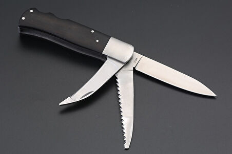 PUMA TEC Hunting Folder Ebony Wood Çakı