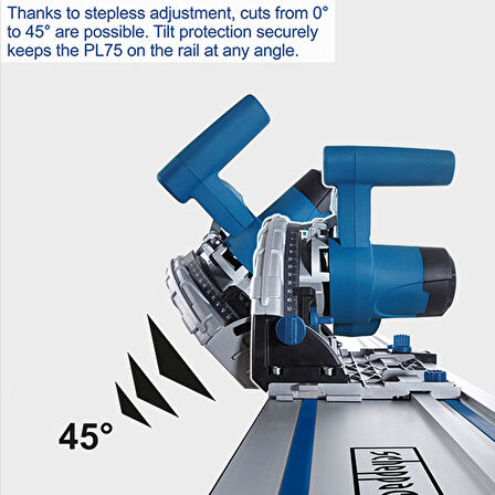 Scheppach PL75 Daldırmalı Daire Testere 1600W - 5901804901
