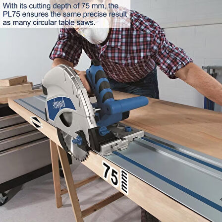 Scheppach PL75 1600W Raylı-Klavuzlu Dalma Tip Daire Testere