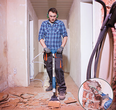 Scheppach AERO2SPADE Pnömatik Havalı Kırıcı 27joules 6.3 Bar + 5 parça - 5909601900