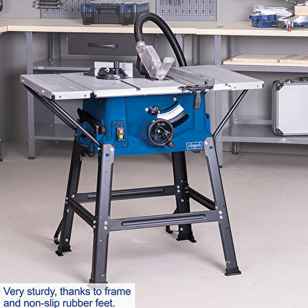 Scheppach HS100S Tablalı Yatar Testere 250 Mm 2000W - 5901310905