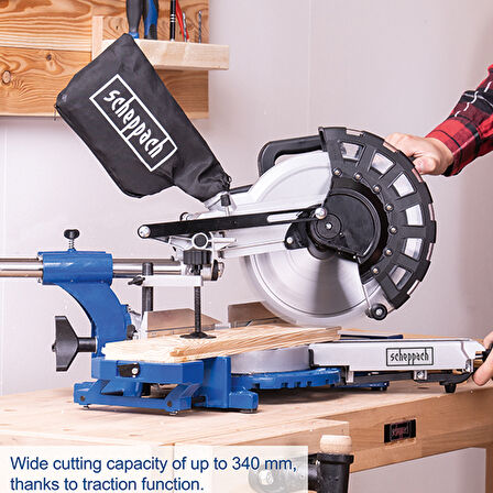 Scheppach HM254 Gönye Kesme Makinası 254 mm 2200 Watt - 5901216901