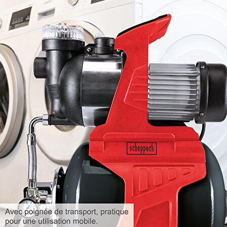 Scheppach HWW1000 Hidrofor 4,4 Bar 1000W - 5908608901