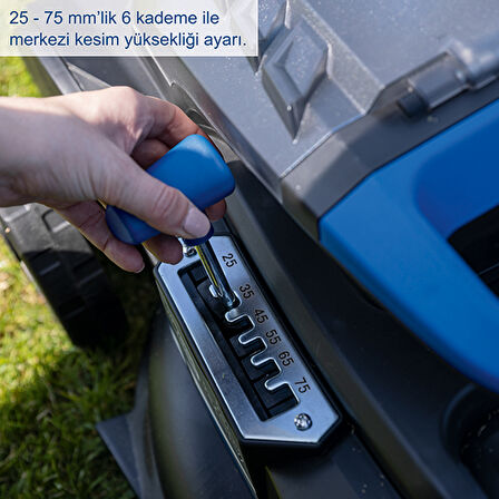 Scheppach BC-MP430 2x4 Ah Akülü Çim Biçme Makinesi - 5911415400