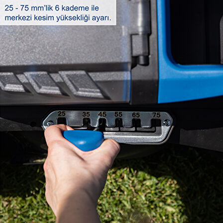 Scheppach BC-MP380 2x4 Ah Akülü Çim Biçme Makinesi - 5911414400