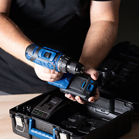 Scheppach C-DTB74/1-X 20V 1x2AH Akülü Vidalama + 74 Parça Aksesuar Seti - 5909315900