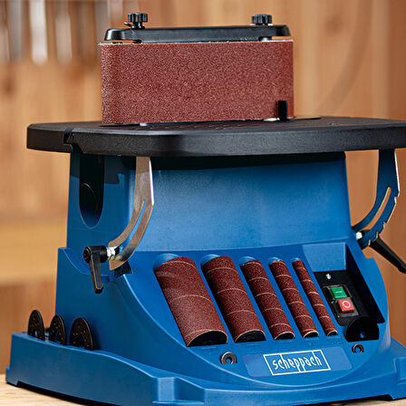 Scheppach OSM600 Salınımlı Titreşimli Bant Zımpara Makinası - 5903409901