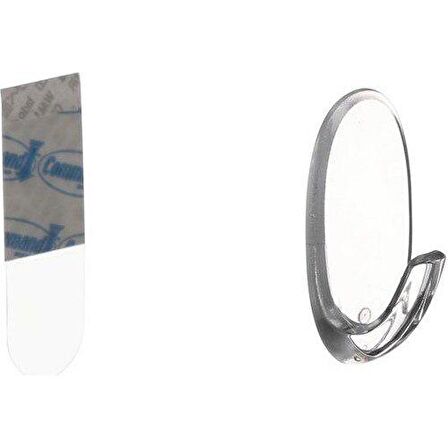 Command Küçük Boy Şeffaf Askı