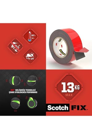 Scotch Extreme Dış Mekan Ekstra Güçlü 19mmx5m