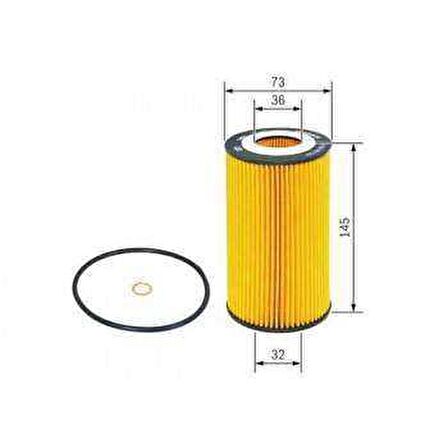 YAG FILTRESI PHAETON A4 CABRIOLET A6 A8 - BOSCH F026407007