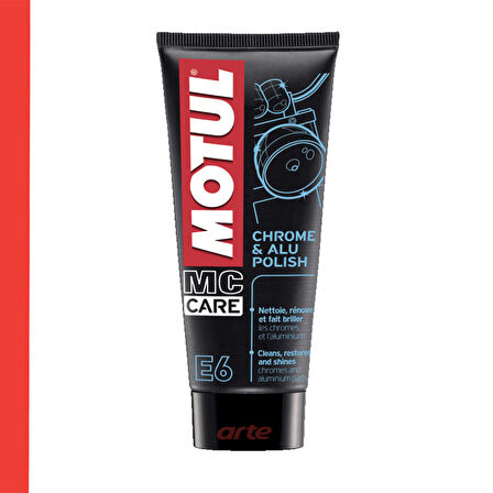 Motul E6 Krom Nikelaj ve Aluminyum Yüzey Parlatıcı 100 Ml