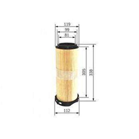 HAVA FILTRESI OM646 C-CLASS W204 08-14 S204 08-14 C204 11- - BOSCH F026400214