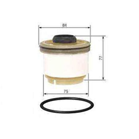 MAZOT FILTRESI MITSUBISHI L200 2.4 2015 -- FULLBACK 2.4 2016 -- HILUX 2.5 VIGO 2007 -- DMAX 2.5 2012 -- - BOSCH F026402115