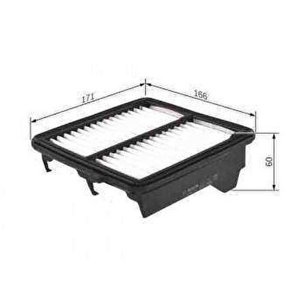 HAVA FILTRESI HONDA JAZZ 2009- HONDA CITY 2009- - BOSCH F026400223