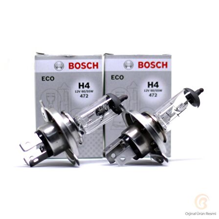 Bosch H4 Far Ampülü 12v 60/55w Tırnaklı Tip 1987302803 - 2 ADET