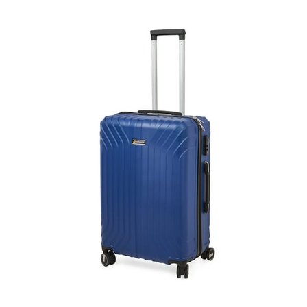 Hoffmanns Vertical Line Orta Boy ABS Valiz - Gece Mavisi - 66x45x26 cm