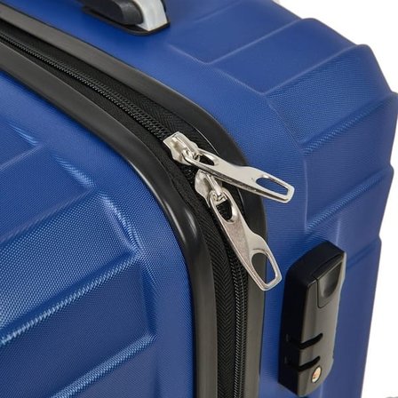 Hoffmanns Vertical Line Orta Boy ABS Valiz - Gece Mavisi - 66x45x26 cm