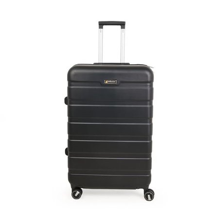 Hoffmanns Titan Büyük Boy ABS Valiz - Siyah - 76x52x30 cm