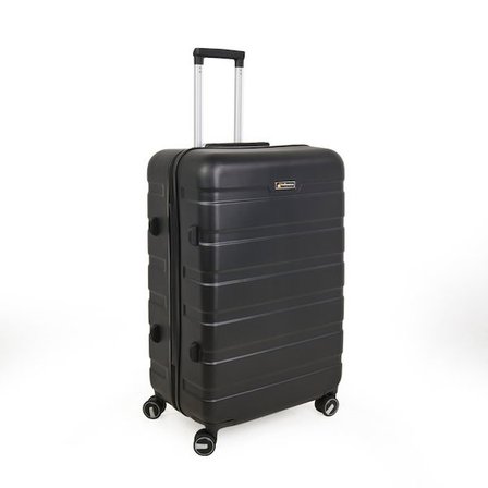 Hoffmanns Titan Büyük Boy ABS Valiz - Siyah - 76x52x30 cm