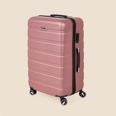 Hoffmanns Titan Büyük Boy ABS Valiz - Gülkurusu  - 76x52x30 cm