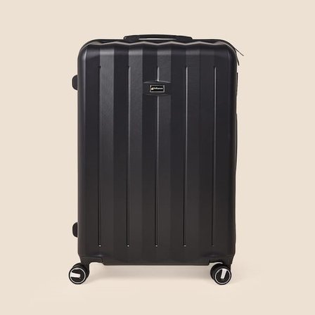 Hoffmanns Good Line Büyük Boy ABS Valiz - Siyah - 76x52x30 cm