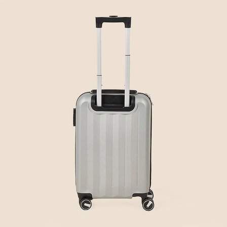 Hoffmanns Good Line Kabin Boy ABS Valiz - Gümüş - 57x37x23 cm