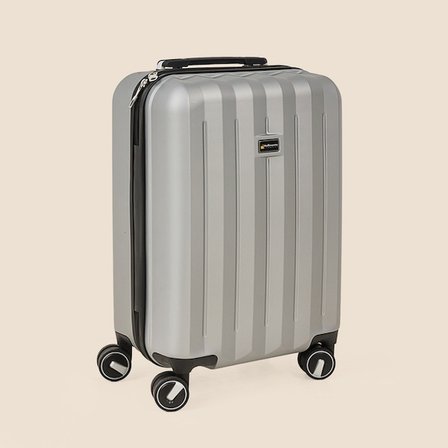 Hoffmanns Good Line Kabin Boy ABS Valiz - Gümüş - 57x37x23 cm