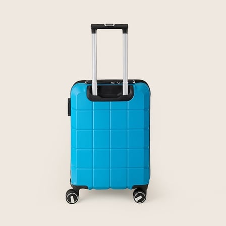 Hoffmanns Cube Kabin Boy ABS Valiz - Petrol Mavi - 57x37x23 cm