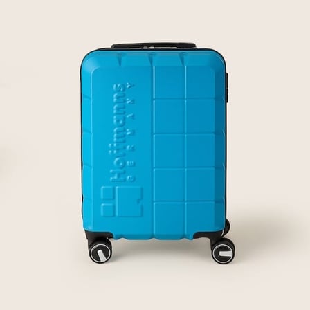Hoffmanns Cube Kabin Boy ABS Valiz - Petrol Mavi - 57x37x23 cm