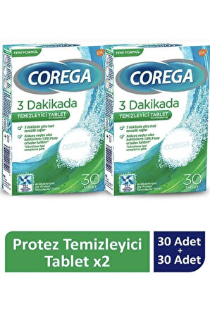 Protez Temizleme Tableti 30’lu X 2 Adet