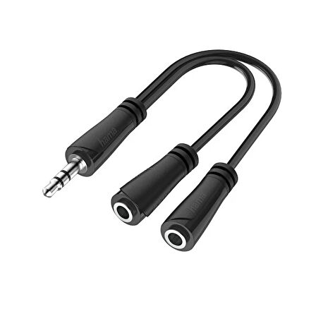 Hama Hm200349 Adaptör 3.5mm Stereo Fiş 2x3 5MM Soket Stereo