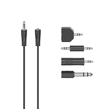 Hama Hm205122 3.5mm/6.3mm 2.5m Kablo Adaptör Seti