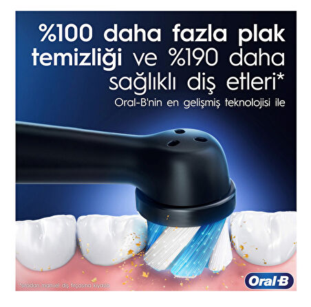 Oral-B iO 6 Smile Siyah Şarjlı Diş Fırçası