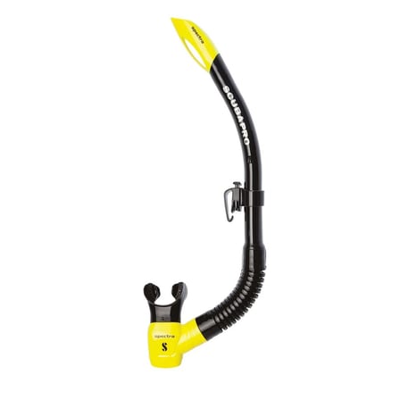 Scubapro Spectra Şnorkel Siyah/Sarı