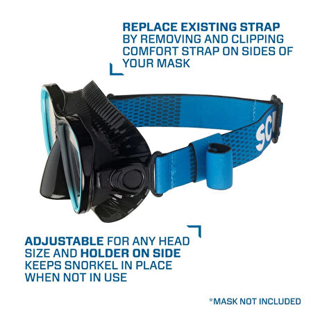 Scubapro Comfort Maske Kayışı Mavi