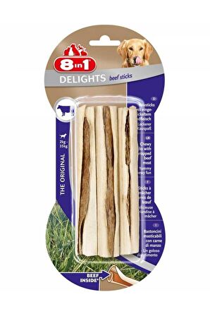 8 in 1 Beef Delight Sticks Köpek Ödül Çubukları