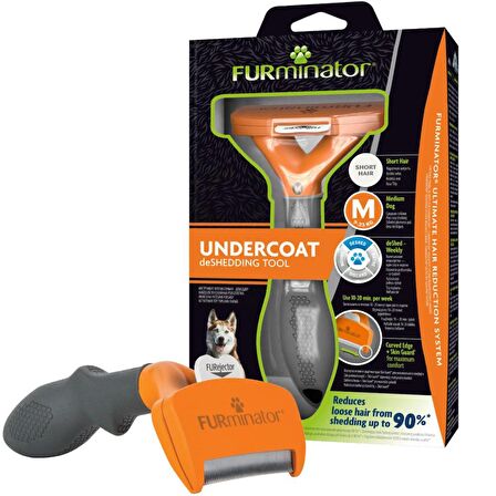 Furminator Short Hair M Dog Turuncu Yeni Seri Orjinal Garantili Bandrollü